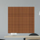Grid Pattern Texture Brown Wall Decal