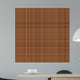 Grid Pattern Texture Brown Wall Decal