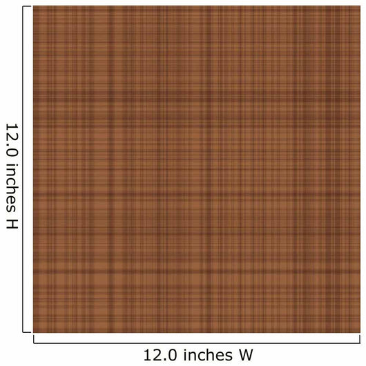 Grid Pattern Texture Brown Wall Decal