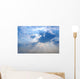 Sun Rays from under Cloud Covering the Sun Blue Sky Background Wall Mural
