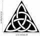 Celtic triangle Wall Decal