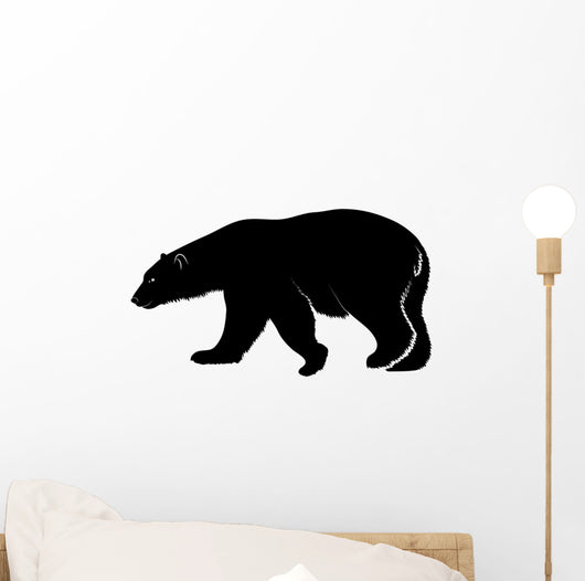 Polar Bear White Wall Decal