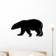 polar bear on a white background Wall Decal