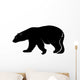 polar bear on a white background Wall Decal