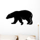 polar bear on a white background Wall Decal