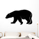 polar bear on a white background Wall Decal
