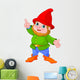 Cute Gnome Presenting Wall Decal