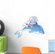 Cartoon Elephant and Cat