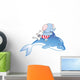Cartoon Elephant and Cat