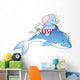 Cartoon Elephant and Cat