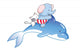 Cartoon Elephant and Cat