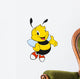 Cartoon Bee Wall Decal