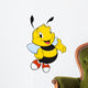 Cartoon Bee Wall Decal