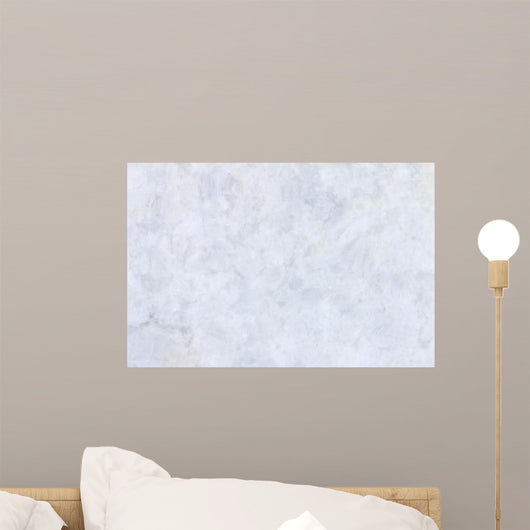 White Marble Texture Pattern Horizontal Wall Decal