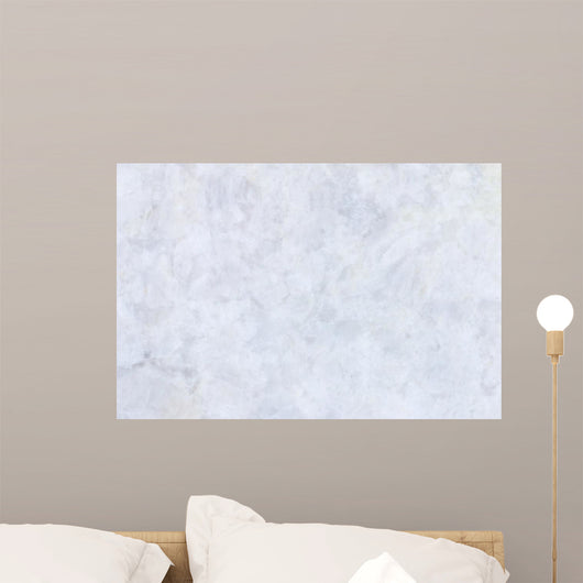White Marble Texture Pattern Horizontal Wall Decal