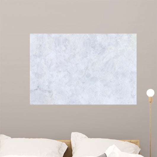 White Marble Texture Pattern Horizontal Wall Decal