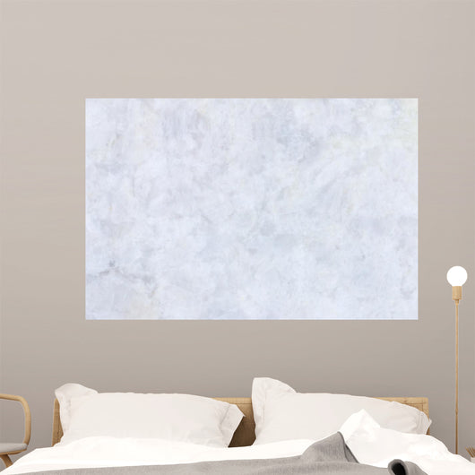 White Marble Texture Pattern Horizontal Wall Decal