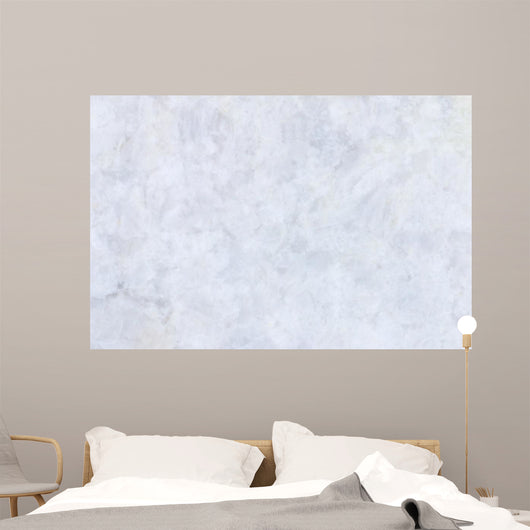 White Marble Texture Pattern Horizontal Wall Decal