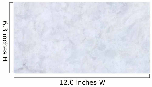 White Marble Texture Pattern Horizontal Wall Decal