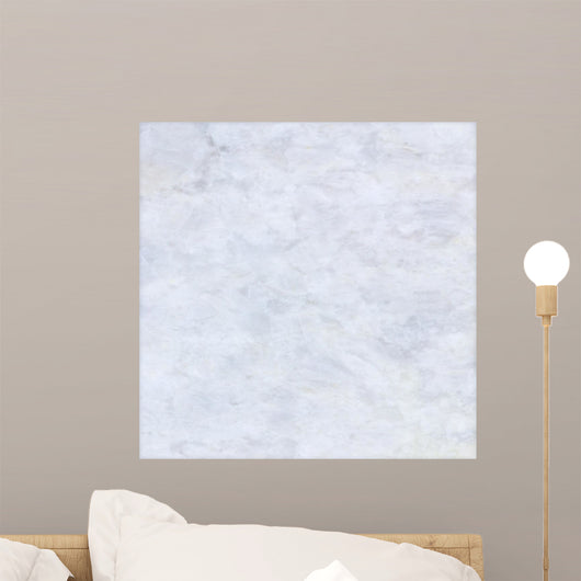 White Marble Texture Pattern Wall Decal