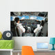 Pilots in the Cockpit Wall Mural