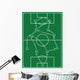 Football Pitch with Diagrams Wall Decal