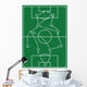 Football Pitch with Diagrams Wall Decal
