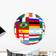 World Cup 2014 Flags Wall Decal