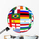 World Cup 2014 Flags Wall Decal