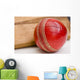 Cricket ball and bat Wall Mural