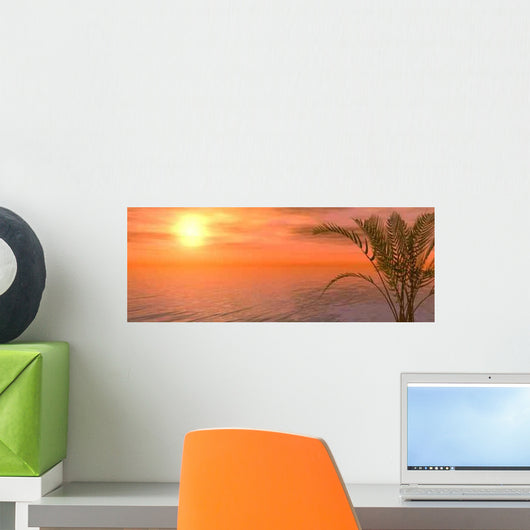 Traditional Sunset Wall Decal