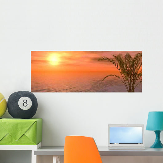 Traditional Sunset Wall Decal