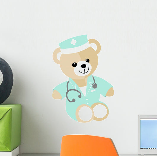 Ourson médecin Wall Decal
