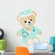 Ourson médecin Wall Decal