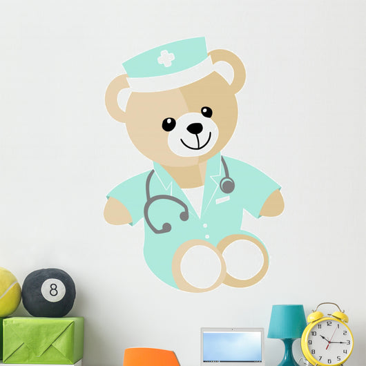 Ourson médecin Wall Decal