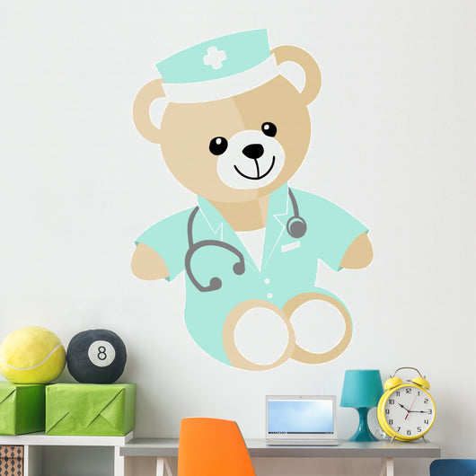 Ourson médecin Wall Decal