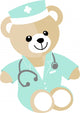 Ourson médecin Wall Decal