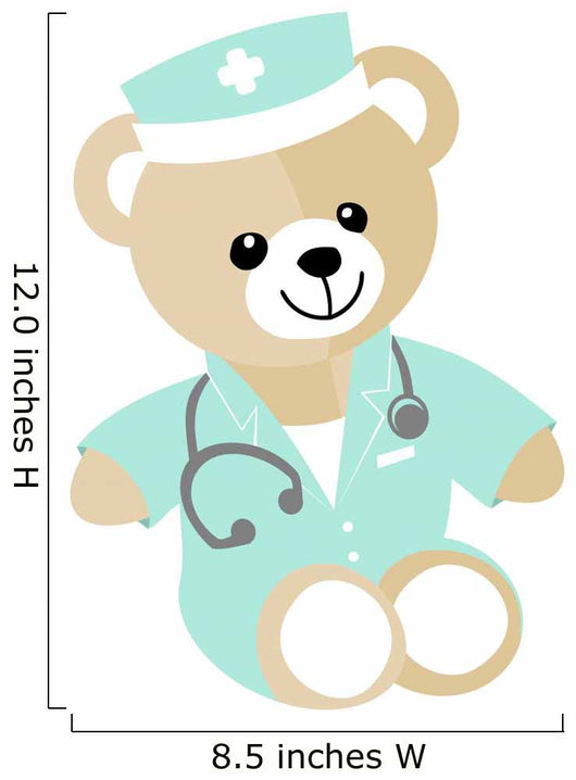 Ourson médecin Wall Decal