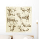 hand drawn cows Wall Decal