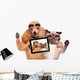 Cool Dog with Cat Taking a Selfie with Sunglasses Wall Decal