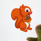 Cute squirrel cartoon Wall Decal