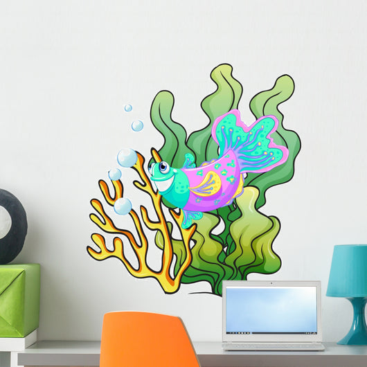 Colourful Smiling Fish under