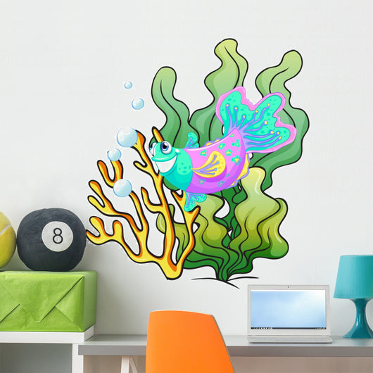 Colourful Smiling Fish under
