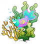 Colourful Smiling Fish under