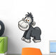 Vector illustration of Gorilla Cartoon Wall Decal