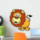 Vector illustration of Lion cartoon Wall Decal