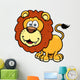 Vector illustration of Lion cartoon Wall Decal