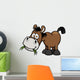 Vector illustration of a horse Wall Decal