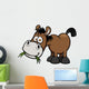 Vector illustration of a horse Wall Decal