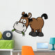 Vector illustration of a horse Wall Decal